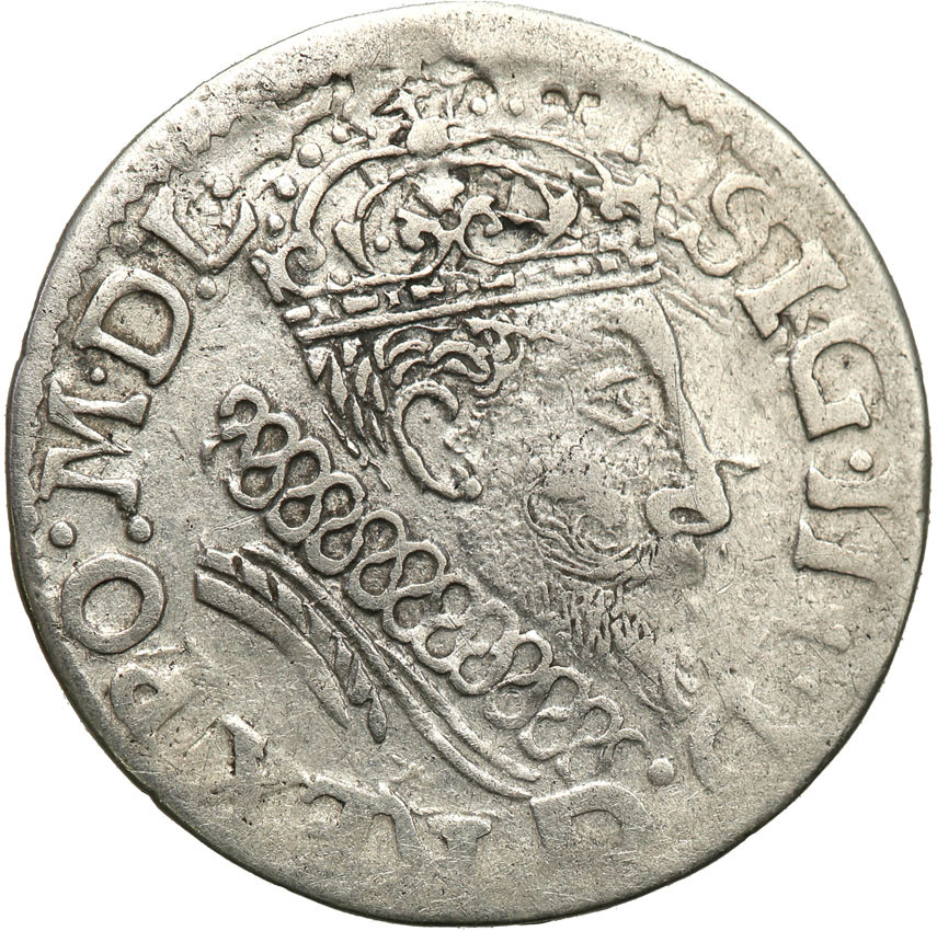 Zygmunt III Waza. Trojak (3 grosze) 1608, Wilno NIENOTOWANY